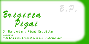 brigitta pigai business card